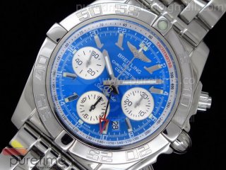 Chronomat B01 GMT SS Blue Dial on Bracelet A7750