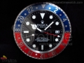 Rollie GMT-Master II 16570 Blue/Red Style Wall Clock