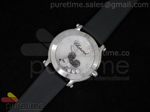 Happy Mickey SS on Black Nylon Strap Swiss Quartz