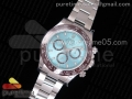 Daytona 116506 SS Brown Ceramic Bezel Noob 1:1 Best Edition Ice Blue Dial on SS Bracelet SA4130