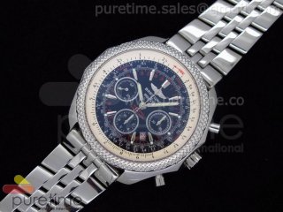 Navitimer Cosmonaute SS Black Dial on SS Bracelet A7750