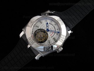 EasyDiver Tourbillon SS White