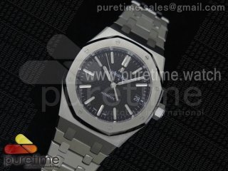 Royal Oak 37mm 15450 SS JF 1:1 Best Edition Black Dial on SS Bracelet A3120