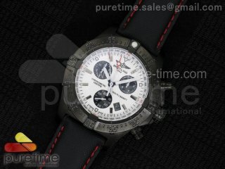 Avenger Skyland PVD White Dial on Black/Red Nylon Strap Swiss ETA Quartz