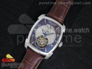 Kalpa Grande Tourbillon Real PR AXF SS Brown Dial on Brown Leather Strap