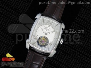 Kalpa Grande Tourbillon SS White Dial on Brown Leather Strap